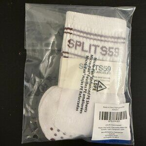 Splits59 Pilates Grip Socks L/XL Maroon